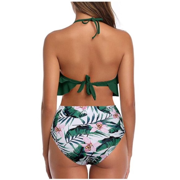 Women Two Piece Swimsuits High Waisted Bikini - Picture 3 of 5